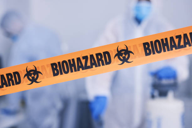 Professional Biohazard technician working in East Marion, NY